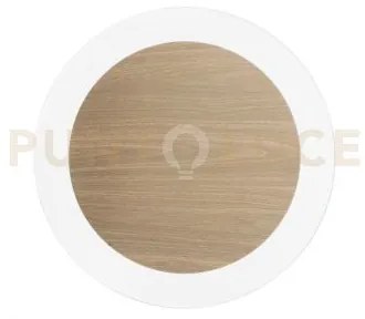 Plafoniera led samsara nera e legno 35w 5300lm cct 3000k 4000k 6500...