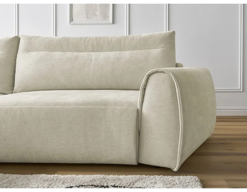 Divano angolare beige Aden – Bobochic Paris