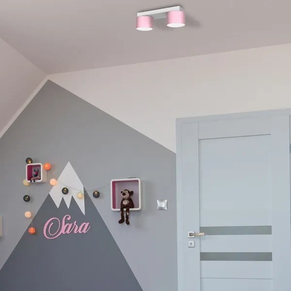 Plafoniera DIXIE 2xGX53/11W/230V rosa