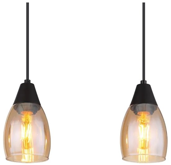 Globo 15705-3H - Lampadario a sospensione con filo REID 3xE27/15W/230V