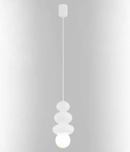 Argon 8785 - Lampadario da bagno su filo ORLANDO PLUS 1xG9/6W/230V IP44 bianco