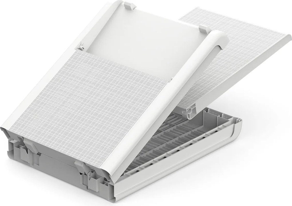 Lettino da Giardino Prendisole 187,5x58x29 cm Reclinabile in 4 Posizione Keter Mallorca Effetto Juta Bianco...