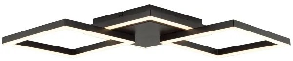 Brilliant - Plafoniera LED JORVIC LED/21W/230V 28x61,5 cm nera