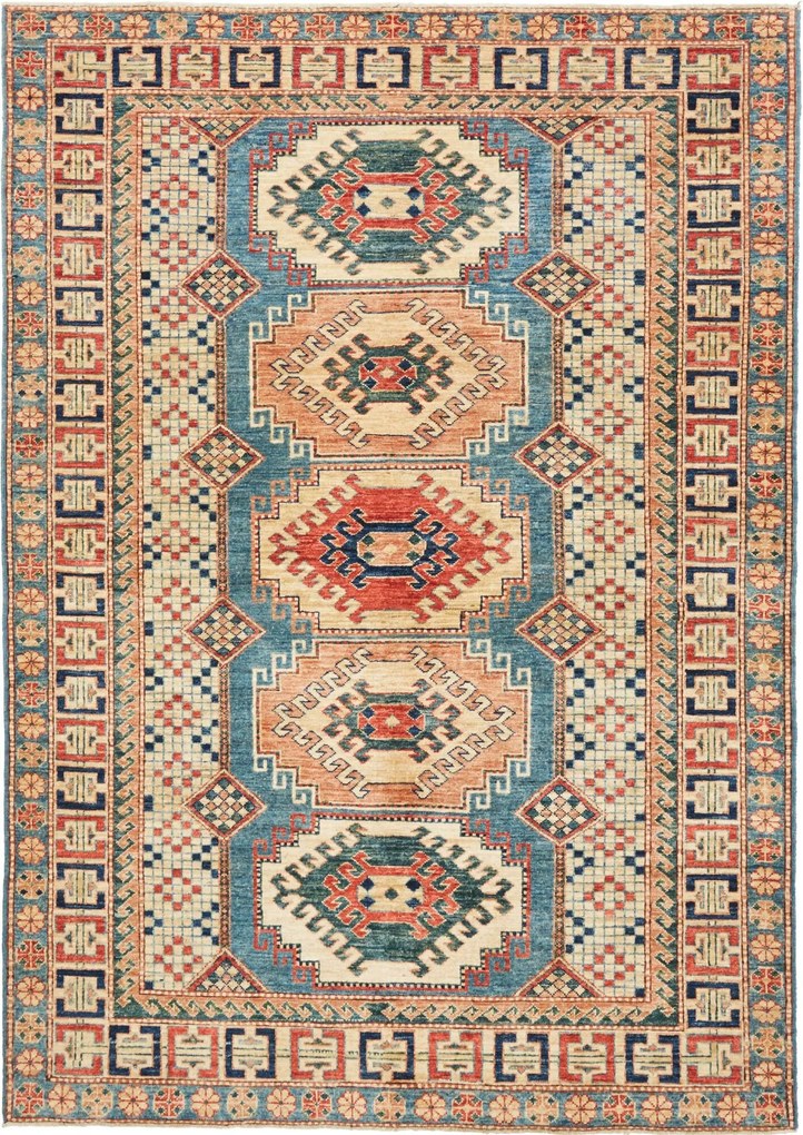 Kazak Tappeto orientale 210 x 150 (Pakistan) Annodato A Mano