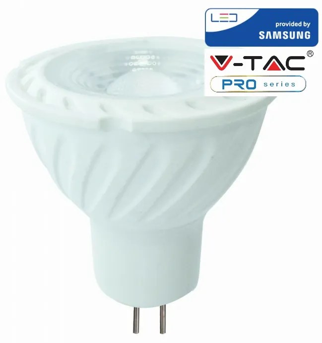 Lampada Led MR16 6,5W 12V 110 Gradi  Bianco Neutro 4000K Con Chip Samsung SKU-21205