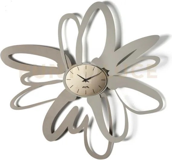 Orologio da parete shodo beige,sabbia,velour luxe bronzo