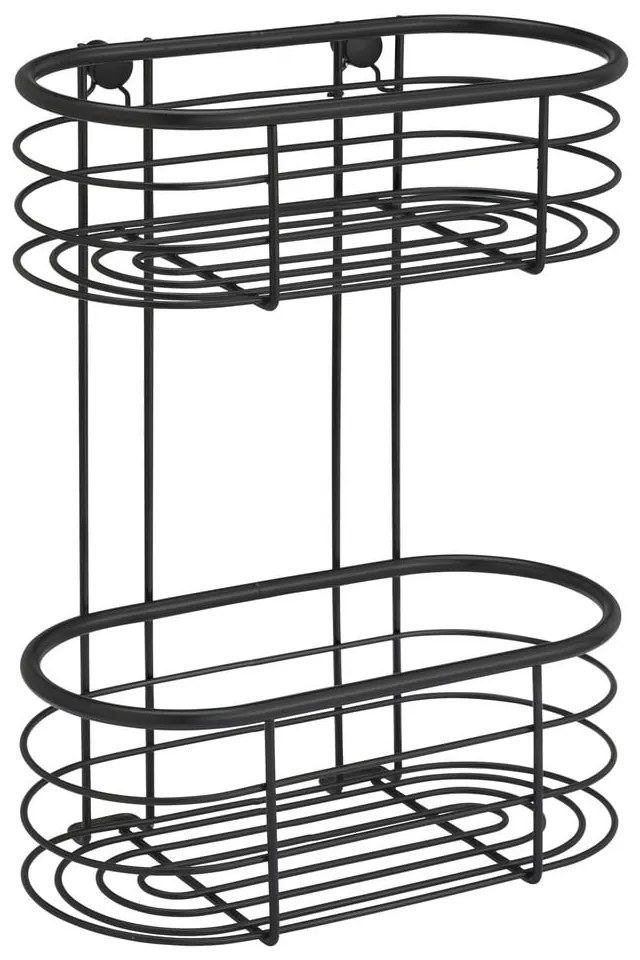 Ripiani per doccia neri 26 x 35 cm Trestina - Wenko