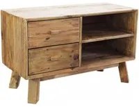 Comodino in Pino riciclato cm 90x40x55 - PINE