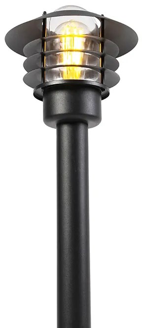 Lampada da esterno moderna nera 100 cm IP44 - Prato