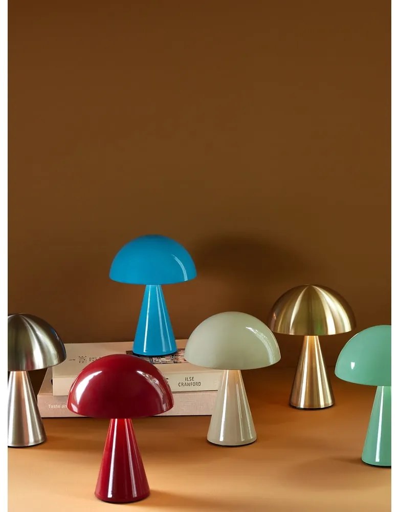 Lampada da tavolo LED dimmerabile color menta (altezza 20 cm) Mush - Hübsch