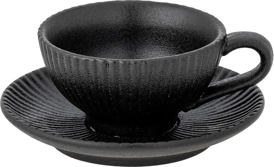 Tazzina per cappuccino nera in ceramica 200 ml Neri – Bloomingville