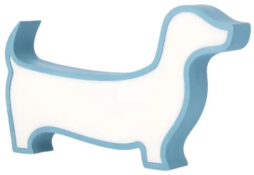 Lampada da tavolo LED per bambini DOG LED/12W/230V blu
