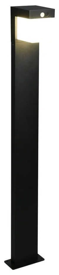 Illuminazione esterna LED con alimentazione a pannelli solari con sensore di movimento a colonna (altezza totale 100 cm) Colombo – Reality