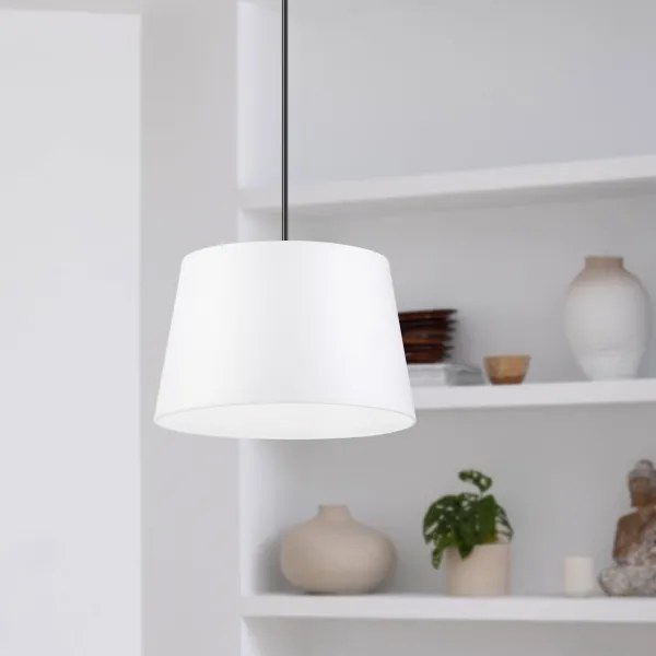 Lampadario sospeso con cavo AIDA 1xE27/60W/230V Ø 25 cm rovere/noce/bianco