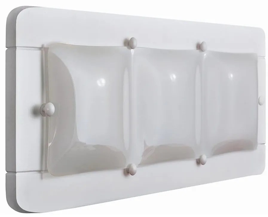 Applique 3xE27/20W/230V bianco