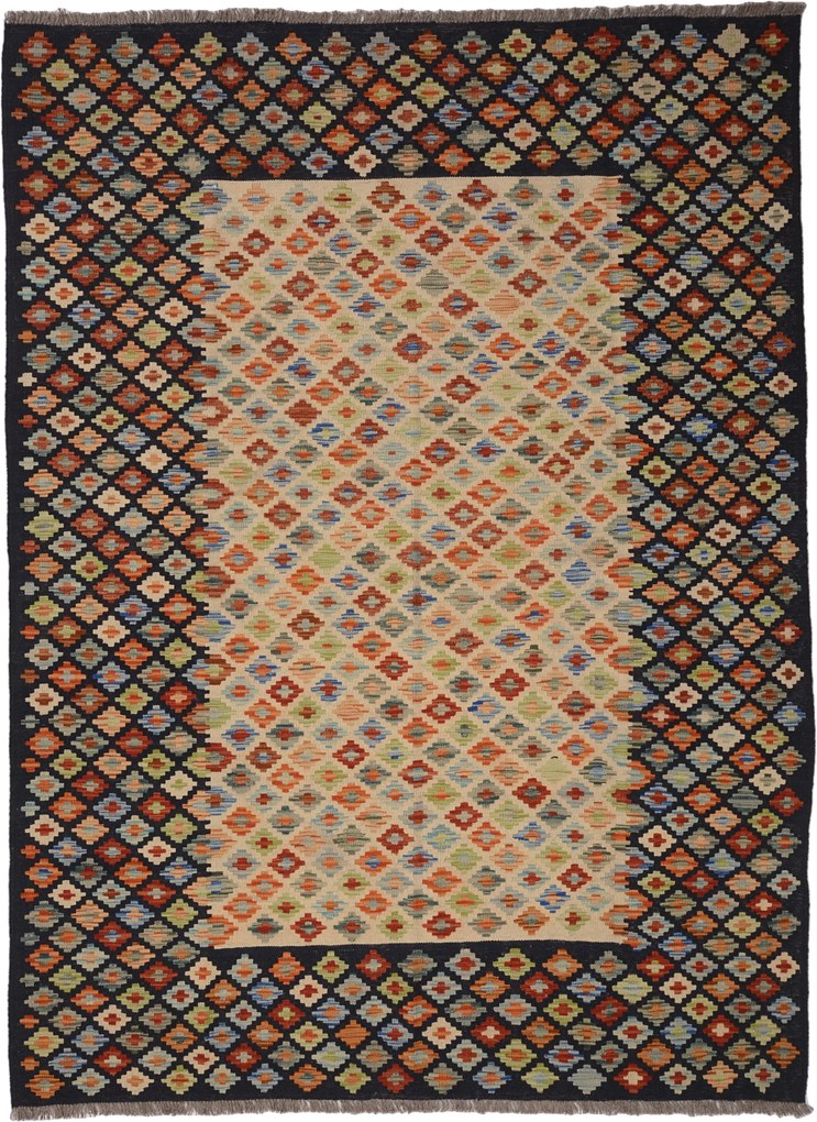 Kilim Tappeto 240x180 (Afghanistan) Tessuto A Mano