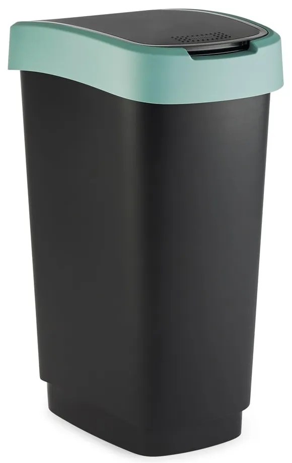Bidone per rifiuti in plastica riciclata 50 L Twist - Rotho