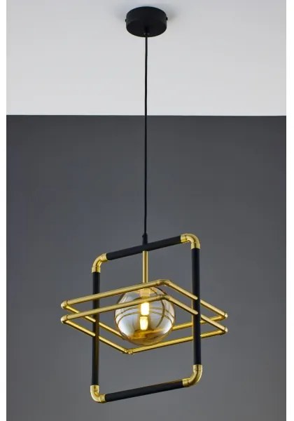 Jupiter 2025 - Lampadario a sospensione con filo FIORI 1xG9/10W/230V nero/oro/beige