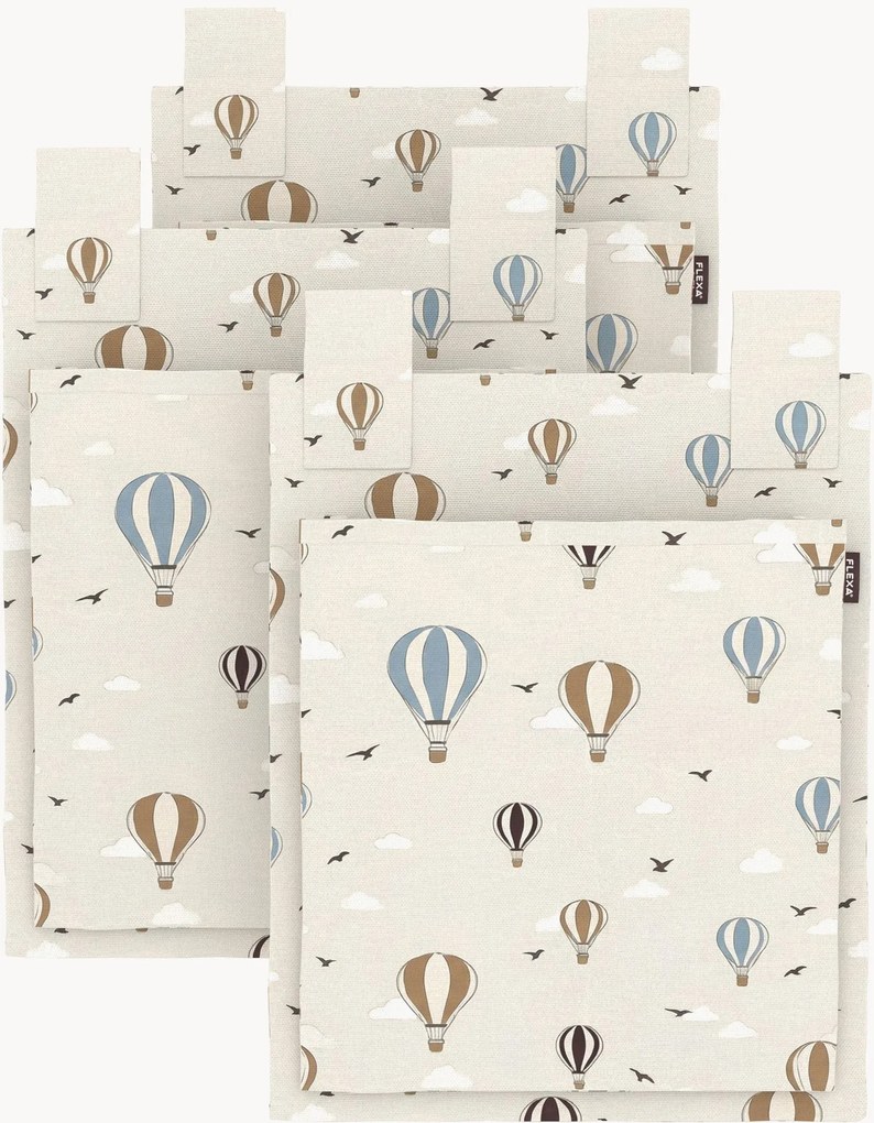 Set di 3 tasche per lettino Kids Bed Pockets Balloons