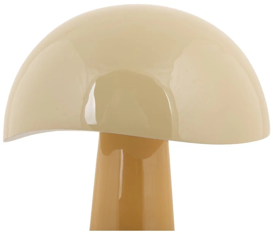 Lampada da tavolo giallo ocra con paralume in metallo (altezza 33 cm) Grato - Leitmotiv