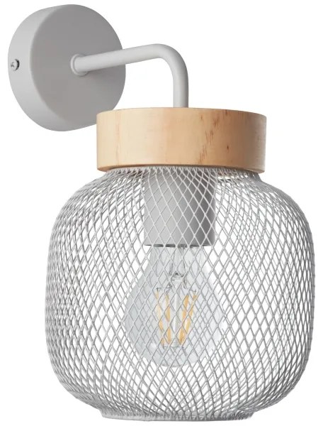 Brilliant - Lampada da parete GIADA 1xE27/40W/230V grigia