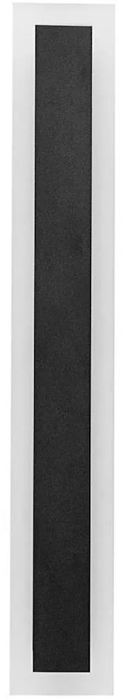 Applique LED da esterno WOW LED/20W/230V 3000/4000/6500K 60 cm IP54 nero