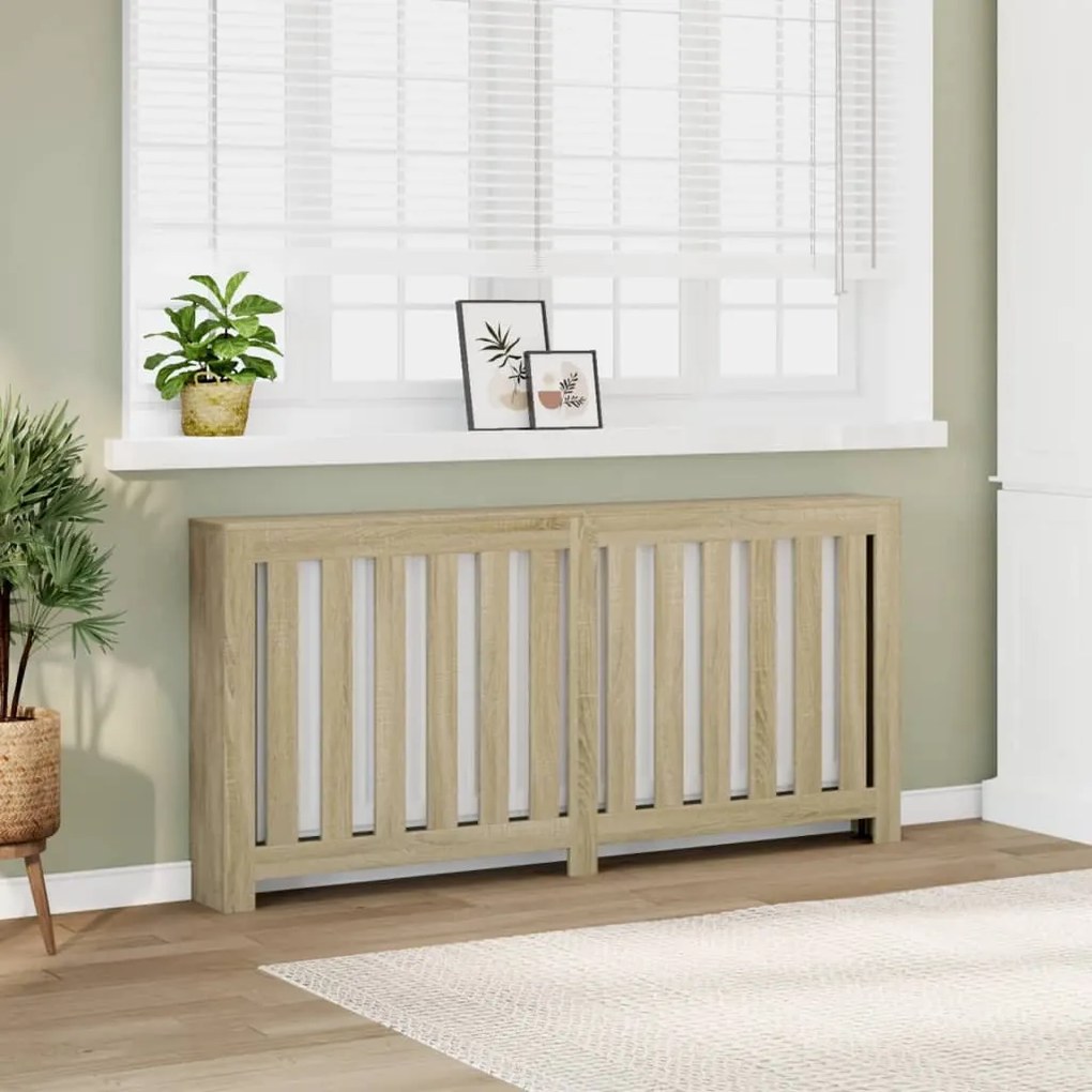 Copertura Termosifone Rovere 175x20x82 Cm İn Legno Multistrato /