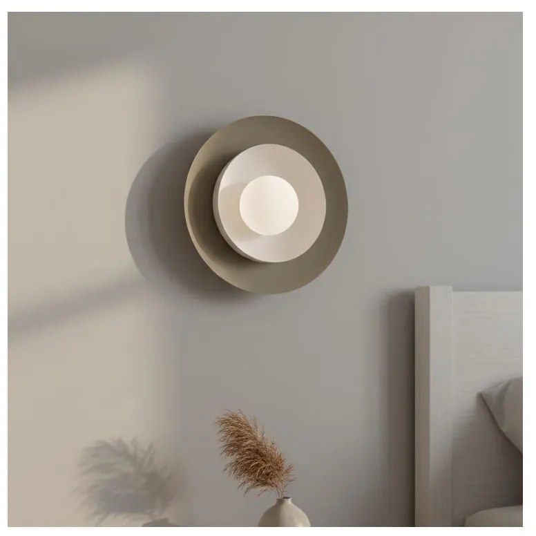 Applique POPPI 1xG9/8W/230V beige/bianco