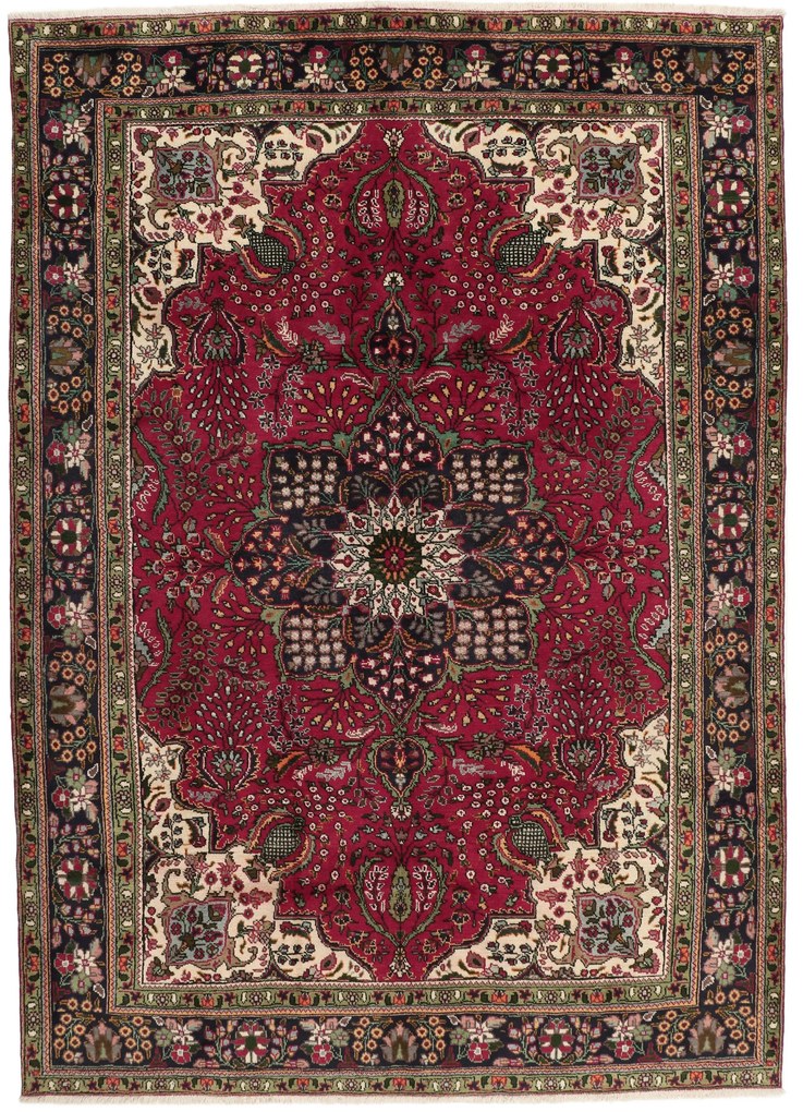 Tabriz Tappeto 300x210 (Iran) Annodato A Mano