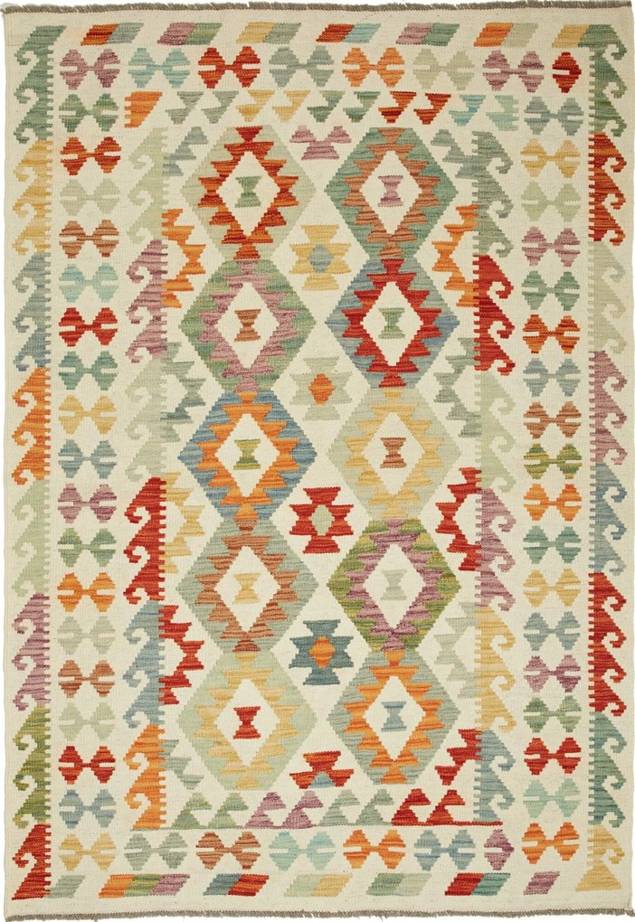 Kilim Tappeto 180x130 (Pakistan) Tessuto A Mano