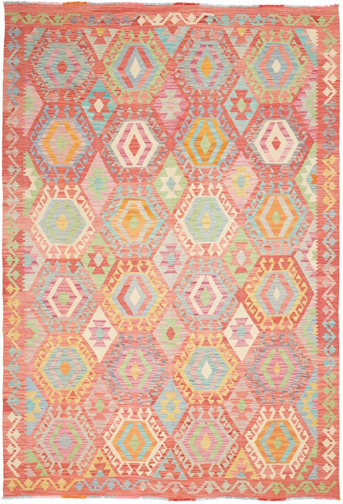 Kilim Tappeto 290 x 200 (Pakistan) Tessuto A Mano