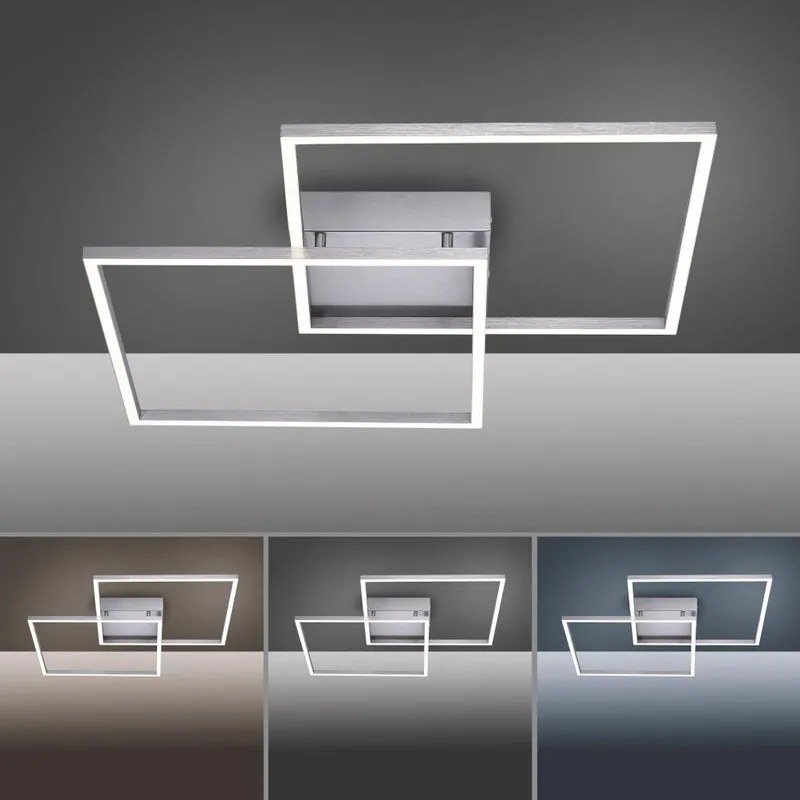 Plafoniera LED Q-INIGO IP20 cct da bianco caldo a bianco freddo con regolazione di temperatura PAUL NEUHAUS