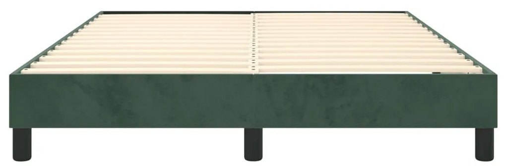 Giroletto a Molle Verde Scuro 140x200 cm in Velluto