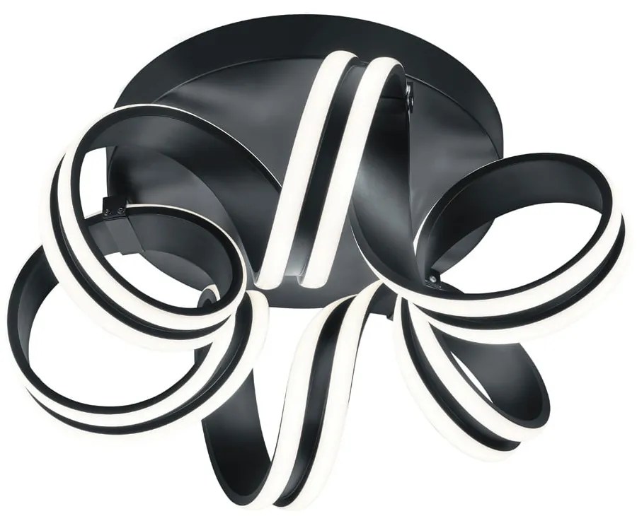 Plafoniera nera Carrera – Trio