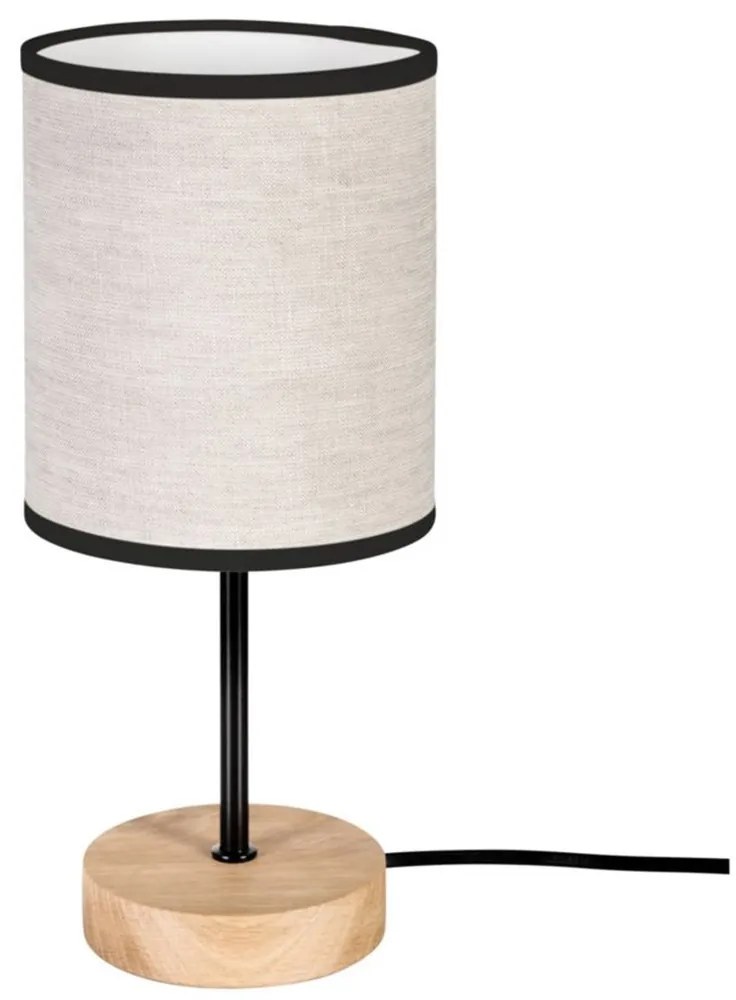 Spot-Light 87791974 - Lampada da tavolo BOHO 1xE27/25W/230V rovere