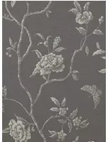 Florale Tapete Swedish Tree von Colefax & Fowler - Charcoal