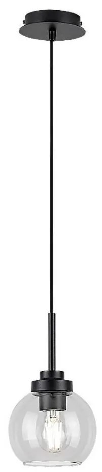 Rabalux 75006 - Lampada bagno TIRINA 1xE27/15W/230V nera IP44 cavo