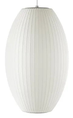 Herman Miller - Nelson Cigar Bubble Lampada a Sospensione M Off-White Herman Miller