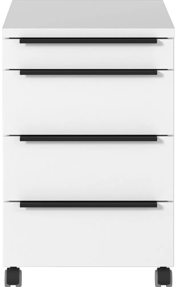 Armadietto bianco su ruote 42x63x60 cm Mailand – Germania