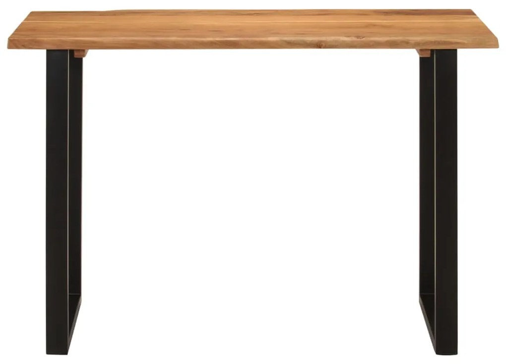 Tavolo da pranzo 110x50x76 cm legno massello di acacia