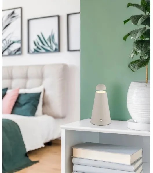 Globo 21042B - Lampada da tavolo ricaricabile LED con dimmer a sfioramento LIVA LED/1,2W/5V 1200 mAh