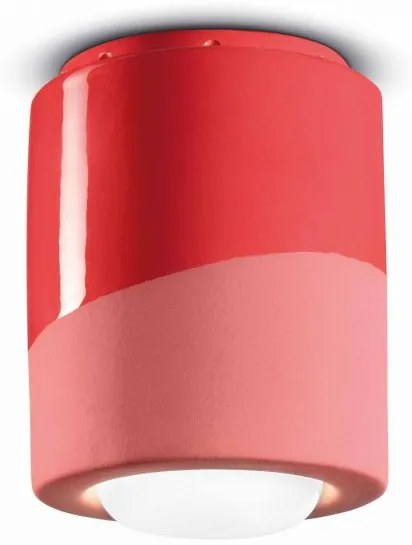 Plafoniera pi rosso corallo / coral red c986(roc)