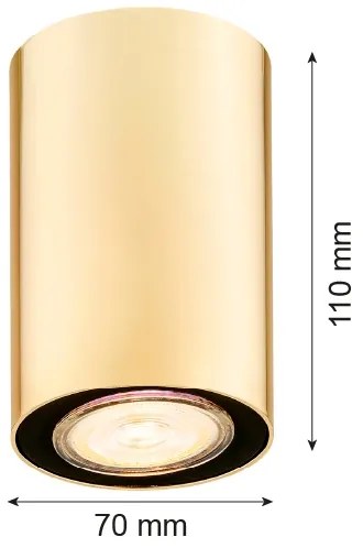 Argon 4759 - Plafoniera TYBER 1xGU10/5W/230V oro