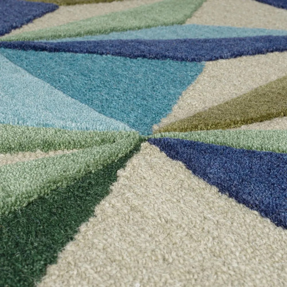 Tappeto in lana blu 160x230 cm Reverie - Flair Rugs