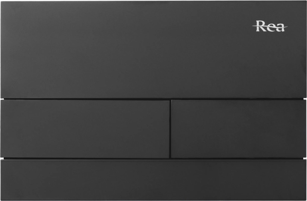 Pulsante per supporto set da incasso WC K011A-Q Rea T Black Matt