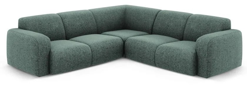 Divano angolare in colore petrolio (angolo variabile / a L) Molino - Micadoni Home