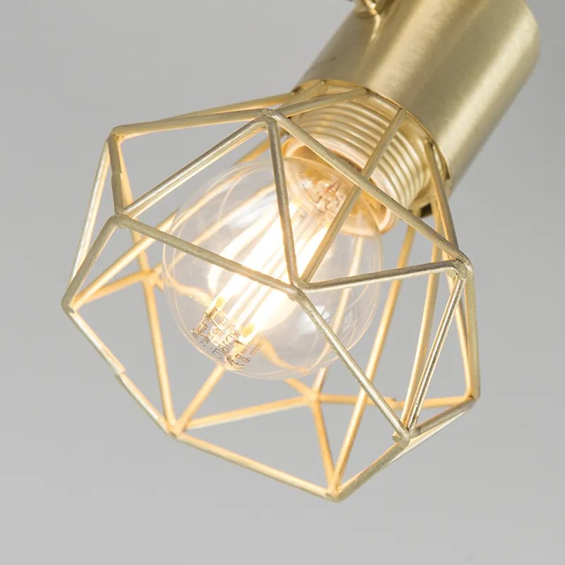 Set di 2 faretti Art Déco orientabili e inclinabili in ottone - Mosh