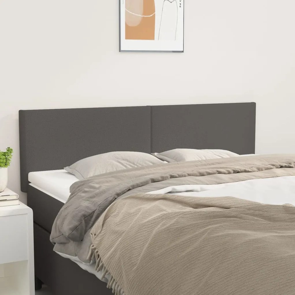 Testiere 2 Pz Grigie 72x5x78/88 Cm İn Similpelle /