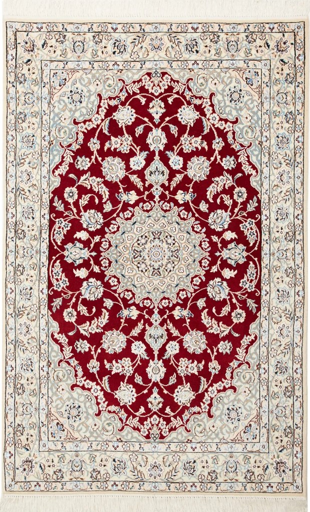 Nain Tappeto 100 x 160 (Iran) Annodato A Mano