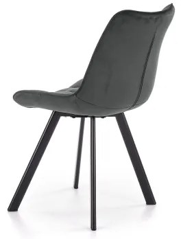 Sedia da pranzo COMORO 1 pz grigio scuro